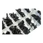 Car Clips and Body Pins, 192 pcs Black Plastic, BST-833090