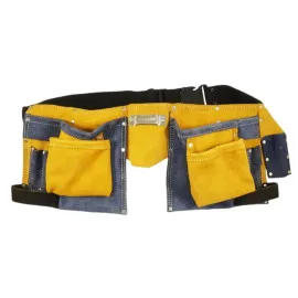 Leather Installers Tool Belt, 10 Pockets, Beast