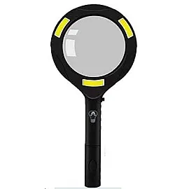 LED illuminated magnifier 110 mm 3xCOB 2xAA