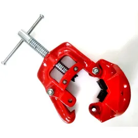 Pipe Holder, Cast Iron Construction, Steel Jaws, Beast