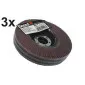 Flap Grinding Disc P100125 mm, 3-Pack, 72 Sheets, Beast