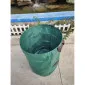 Foldable Garden Basket 45 x 76 cm Durable Tarp Steel Wire