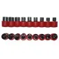 T-Handle Kit with 9 Sockets and 10 Bits, Hardened Steel