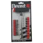 T-Handle Kit with 9 Sockets and 10 Bits, Hardened Steel