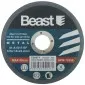 Kapsskiva för metall 125 x 1 x 22, 2 mm, Beast