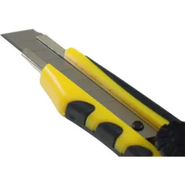 Brytbladskniv utdragbar tapetkniv 18 mm med metallskjutreglage