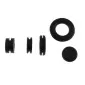 Rubber Plugs set 125 pcs, 6.35-25.4 mm Diameter, Beast