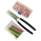 Crimping Tool Kit, 250 Uninsulated Cable Lugs, Beast