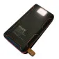 Solar Power Bank 20000mAh 4 Panels Foldable Flashlight 3 Modes Dual USB Shockproof, Beast