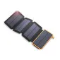 Solar Power Bank 20000mAh 4 Panels Foldable Flashlight 3 Modes Dual USB Shockproof, Beast