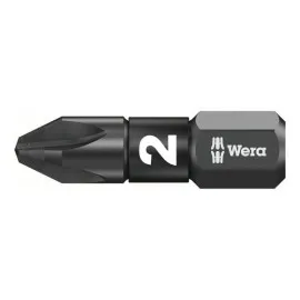 Pozidriv bit PZ2 x 25 mm 1 WERA 855/1 IMP DC Impaktor Diamond bit, 1-pack
