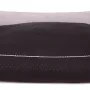 Dog Sofa CEZAR tufted gray/black 110 x 90 cm
