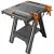 Folding Multi-Function Work Table 787 x 635 mm Sawhorse 136 kg 2 Quick Clamps, WORX WX051