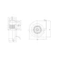 Centrifugal Fan 370m3/h, 360Pa, 115W, Industrial Fan, Ferono
