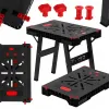 Folding Work Table 150 kg 860 x 550 mm Clamp Holes Linking Brackets Quick-Release, Proline