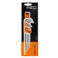 Insexnycklar 5-kantiga l-nycklar, sats 9 st. TS10 - TS50, S2, NEO Tools
