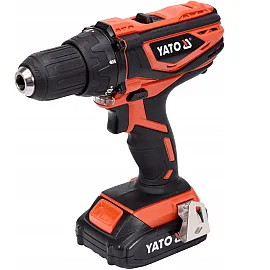 Borrmaskin, skruvdragare, sladdlös, mycket stark 18V 2A 40Nm, 0-1650rpm, 2 växlar