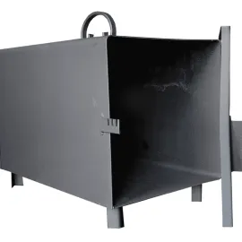 Eldstad, rökkamin, kamin för rökskåp, metall, handgjort, bärbart