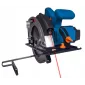 Elsåg, cirkelsåg 2250W, 230v, 4500rpm, 65 mm skärdjup, 185 mm sågskivor, laser