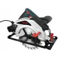Elsåg, cirkelsåg 2850W, 230v, 5800rpm, 70 mm skärdjup, 185 mm sågskivor, laser
