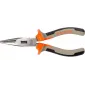 Round Mini Pliers 120 mm. Drop Forged and Hardened. Flat Spring, Satin Finish Heads Red Plastic Sleeves with Black Anti Slippery Material. .