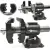 Skruvstycke 125 mm multifunktion, skruvstäd vridbar 360º 12 kg, Geko