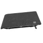 Laptop kylning, underlag med 5 kylfläktar, LED, 3 hastigheter, drivs via USB - ISO Trade