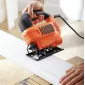 Elektriskt sticksåg, variabel hastighet, 520W, sågdjup 70 mm, Black+Decker