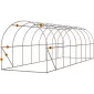 Plastväxthus för året runt utomhusbruk, tunnelväxthus, 2.5m högt , 12-30kvm, stål, Namix Greenhouse