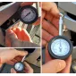 Däckstryckmätare 4bar, 60PSI, 38 mm, analog lufttrycksmätare för bildäck i metall, bra nogrannhet