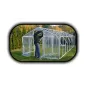Plastväxthus Premium 4.2kvm (2 x 2x1.8m) för året runt utomhusbruk, transparent folie, dubbla dörrar