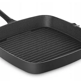 Gjutjärns grillstekpanna 24 x 24 cm, 5.5 cm hög, grillpanna