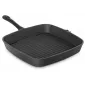 Gjutjärns grillstekpanna 24 x 24 cm, 5.5 cm hög, grillpanna