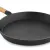 Gjutjärns stekpanna 30 cm, trähandtag, 5 cm hög