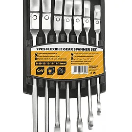 4In1 Ratchet Spanner, 10 x 13 x 17 x 19 mm, Proline HD