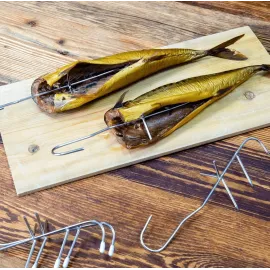 Rökkrokar, 15st S formade förnicklade