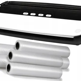 Vakuumförpackare inkl. 6 rullar folie (18 meter), 300 mm, 85W, vakuummaskin Monolith Ambiano