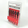 Milling Drill Bits 6 pcs 10-25 mm with 1/4" Square Shank