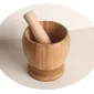 Mortel av bokträ med stöt, 10.5 cm