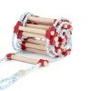 Rope Ladder 2–30 m Wooden Rungs 250 kg 22 mm Polypropylene Rope Handmade, Higher