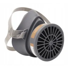Half Mask Respirator with Carbon Filter, Adjustable Silicone, 3M