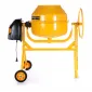 Concrete Mixer 200L 1500W 230V Cast Iron Ring Gear with Transport Wheels, Higher