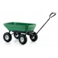 Tippbar Trädgårdskärra 350 kg, Rostfri Stålram, GardenPro