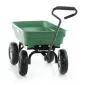 Tippbar Trädgårdskärra 350 kg, Rostfri Stålram, GardenPro