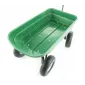 Tippbar Trädgårdskärra 350 kg, Rostfri Stålram, GardenPro