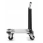 Flyttvagn 150 kg, transportvagn av aluminium, lastkärra, hopfällbar, HiGHER