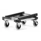 Flyttvagn 150 kg, transportvagn av aluminium, lastkärra, hopfällbar, HiGHER