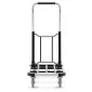 Flyttvagn 150 kg, transportvagn av aluminium, lastkärra, hopfällbar, HiGHER