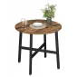 Soffbord, kaffebord runt, vintage stil diam. 80 cm
