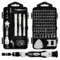 Precisionsverktyg, sats 117 delar, bits, TORX, skruvmejslar m.m.